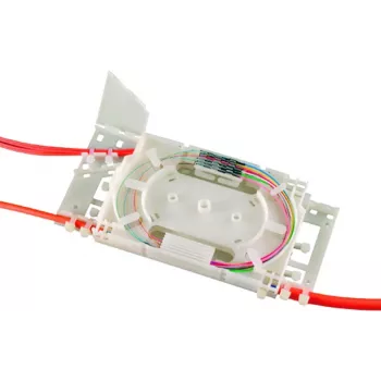 Cutie de splice fibră optică TELEGÄRTNER cu casetă de splice H02050A0077