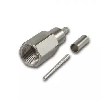 Ștecher de cablu FME Telegärtner, crimpare G07 crimpare/crimpare, Low Cost, 15 dB / 2 GHz, B2725, G07 (RG-316/U) - 5 buc. J01700A0010