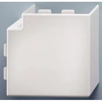 Piesă de colț plată GGK FW4060, alb pur (11170)