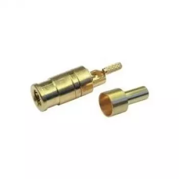Conector PCB mamă SMB Telegärtner, drept, 50 Ohm, aurit