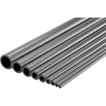 Reely Carbon Tube 2 mm Outer Diameter, 1 mm Inner, 1000 mm Length, 1 Piece