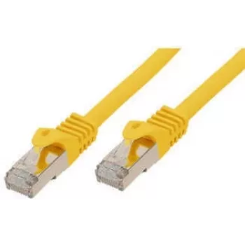 Cablu patch S CONN Standard Cat. 6A cu cablu brut Cat.7 S/FTP dublu ecranat fără halogen galben 50,0 m 16675550Y