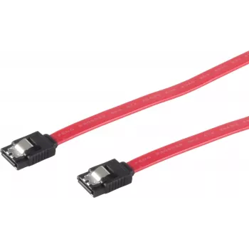 GoodConnections SATA 3 Gb/s Cable with Locking Latch, 0.5 m, Red 5045-A05