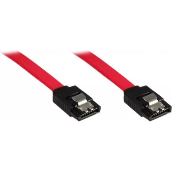 GoodConnections SATA 3 Gb/s Cable with Locking Latch, 0.5 m, Red 5045-A05