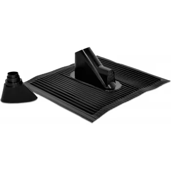 Set de țiglă de acoperiș din aluminiu TechniSat, negru cu garnitură de cauciuc (0000/1718)