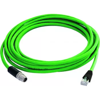 Cablu de rețea Telegärtner L80100A0001 Cat6a S/FTP, 1 m, verde