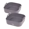 Set de 2 forme de copt din silicon LURCH pentru friteuză cu aer cald 17 x 17 cm 00070205