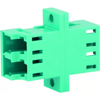Adaptor simplex Telegärtner J08071A0028 LC/APC, verde, manșon din zirconiu