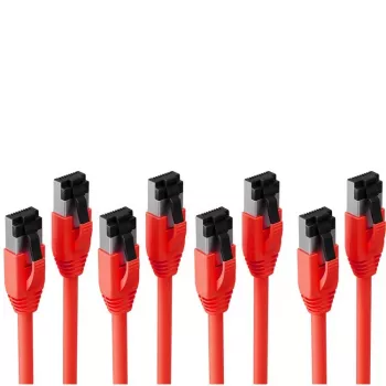 S CONN MAXIMUM CONNECTIVITY S/CONN maximum connectivity ®-BASIC-S--Patchkabel cat. 8.1 F/FTP PIMF LSZH rot 10,0m--VE4 (SC08-41074-4)
