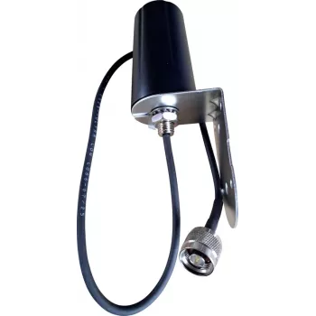 Antenă omnidirecțională Wittenberg Antennen Poly-103555 5G LTE, cablu 0,5 m, conector N, 50 Ohm, albă