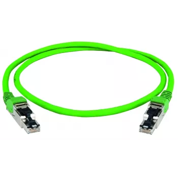Cablu patch de rețea RJ45 TELEGÄRTNER Cat 5e SF/UTP, 20 m, verde, manta PUR