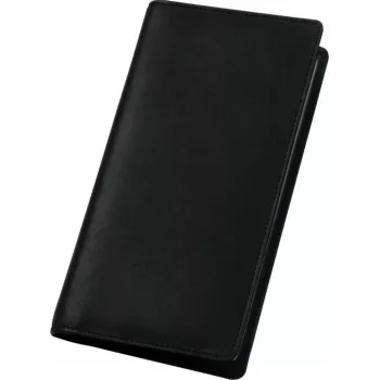 Album pentru cărți de vizită JÜSCHA Alassio pentru 120 de cărți, piele, negru, 112 x 15 x 200 mm, 41009