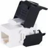 Modul keystone Cat.6A UTP fără unelte S CONN MAXIMUM CONNECTIVITY, RJ45 mamă, negru (08-10038)