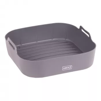 Căptușeală din silicon pentru friteuză cu aer cald LURCH, pătrată, 21 x 21 x 5 cm, antracit 00070206