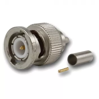 Telegärtner BNC Conector tată pentru cablu cu sertizare G08 50 Ohm Professional RD-316 5 buc. (J01000A0043)