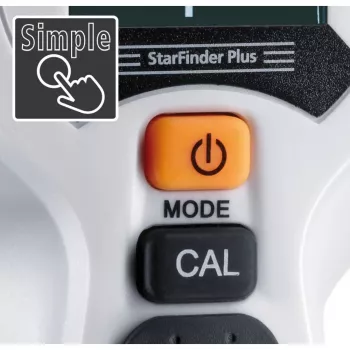 Scanner de perete și grinzi Laserliner StarFinder Plus 080.972E cu detectare lemn, metal și cablu AC sub tensiune