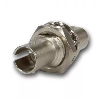 Cuplaj ST multimod simplex Telegärtner cu manșon din bronz fosforos, carcasă metalică, montaj cu o gaură, Z64 J08011A0003