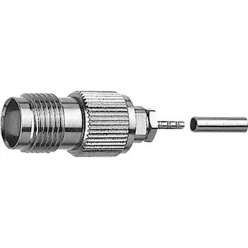 TELEGÄRTNER Conector TNC mamă crimpare pentru RG-316/U, 50 Ohm, pachet de 5 (J01011A0050)