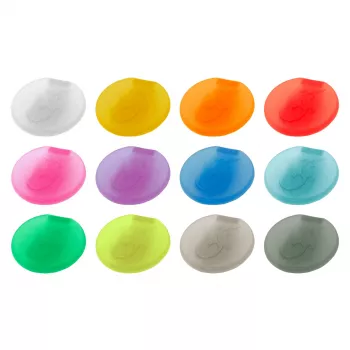Set de markere pentru pahare LURCH, 12 bucăți, culori asortate, silicon, sigur pentru alimente, rezistent la mașina de spălat vase, fără BPA, de la -40°C la +240°C 210229