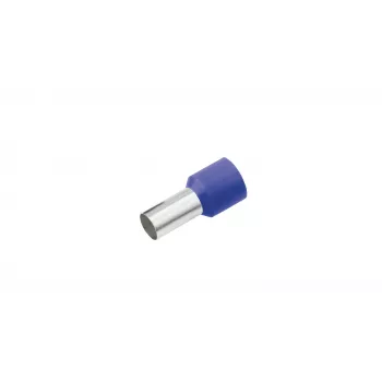Cimco 187109 Wire End Ferrule 0.75 mm² Partially Insulated Blue 100 pcs