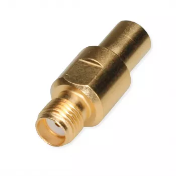 Adaptor coaxial Telegärtner SMA mamă la SMB mamă J01155A0041