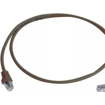 Cablu patch RJ45 Telegärtner 100008674, CAT 6a S/FTP, 5,0 m, albastru, ignifug, cu protecție anti-îndoire