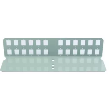 Placă frontală din fibră optică Telegärtner pentru 12xSC-Duplex sau ST/SC-Duplex, gri deschis H02025A0328