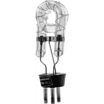 Tub de flash pentru stroboscop Omnilux 75 W dublu helix cu 3 pini, alb (85010150)
