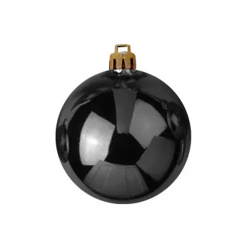 Set de sfere decorative EUROPALMS 10 cm, negru, 4 bucăți 83501263