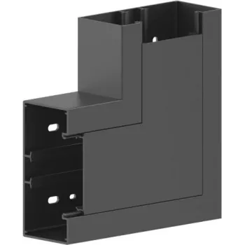 GGK BR 60x130/80-FW, colț plat 60x130/80 RAL 9005 PVC, 18351