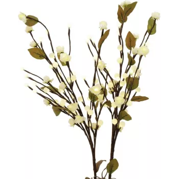 Arc cu camelii EUROPALMS cu LED-uri, alb, 50cm 83330310