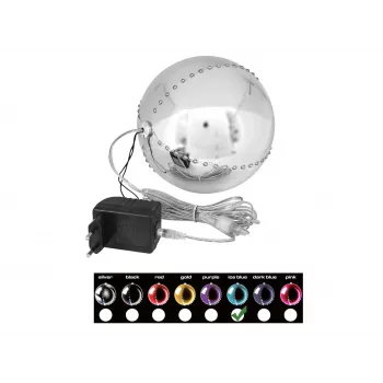Minge de zăpadă LED EUROPALMS 15cm, Ice Blue 83501241