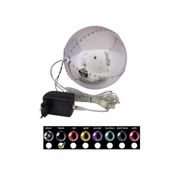 Minge de zăpadă LED EUROPALMS 15cm, negru 83501244