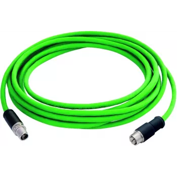 TELEGÄRTNER L82005A0000, cablu patch din fibră optică LC-Duplex la LC-Duplex OM3 multimod, 10 m, aqua, LSZH, 100017385
