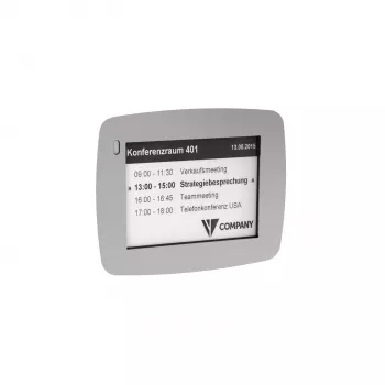 Kindermann e-Ink Doorsign 4,2 inch, oțel inoxidabil, 5002000601