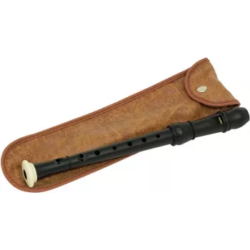 DIMAVERY Fluier piccolo, plastic, negru 26500400