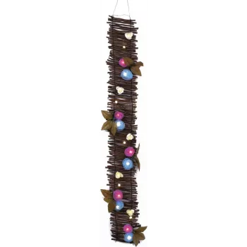 Ghirlandă cu trandafiri EUROPALMS cu LED-uri, 120cm, albă, 83330320