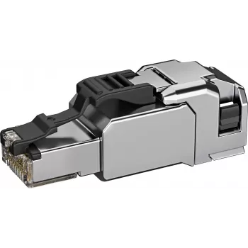 Modul keystone RJ45 TELEGÄRTNER 100040203 Cat.6A ecranat fără unelte IDC