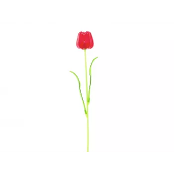Lalea artificială Kristalltulpe EUROPALMS, roșie, 61 cm, pachet de 12 82600205