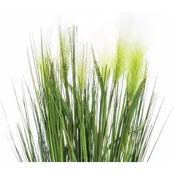 Plantă artificială iarbă de pene EUROPALMS, albă, 60 cm 82505864