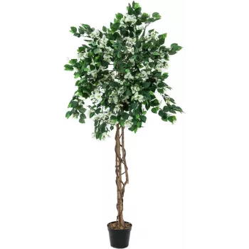 Plantă artificială Bougainvillea EUROPALMS, alb, 180 cm 82507086