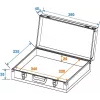 Valiză DIMAVERY Effector Case Small (26380050)