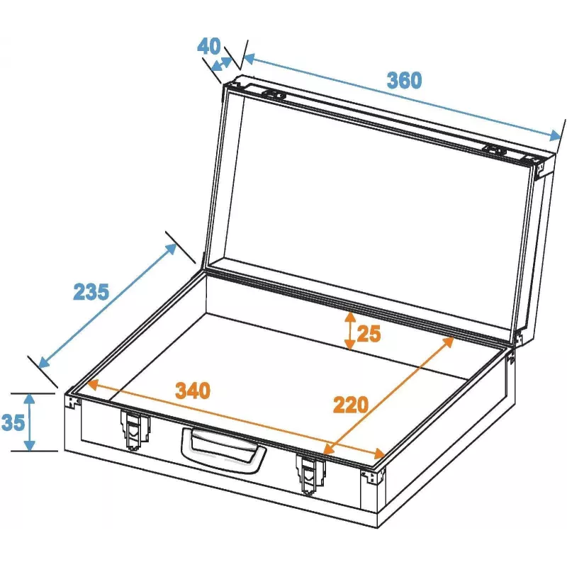 Valiză DIMAVERY Effector Case Small (26380050)