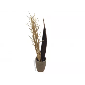 Buchet de fenicul uscat EUROPALMS, auriu, 160cm, 83502363