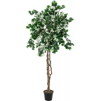 Plantă artificială Bougainvillea EUROPALMS, alb, 150cm 82507085