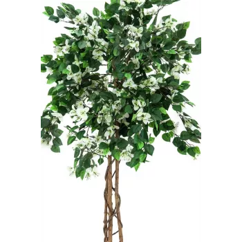 Plantă artificială Bougainvillea EUROPALMS, alb, 150cm 82507085