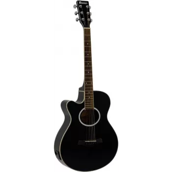 Chitară acustică dreadnought pentru stângaci DIMAVERY AW-400, negru 26235090