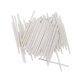 Bețișoare de hârtie pentru cake pop LURCH Flexiform albe 100 buc (85127)