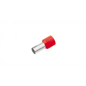 Cimco 187220 Partially Insulated Ferrule 1.5 mm² Red, 100 pcs