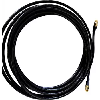 Wittenberg Antennen 10 m Cablu de antenă SMA tată la SMA tată 50 Ohm coaxial cu pierderi reduse negru 103484
